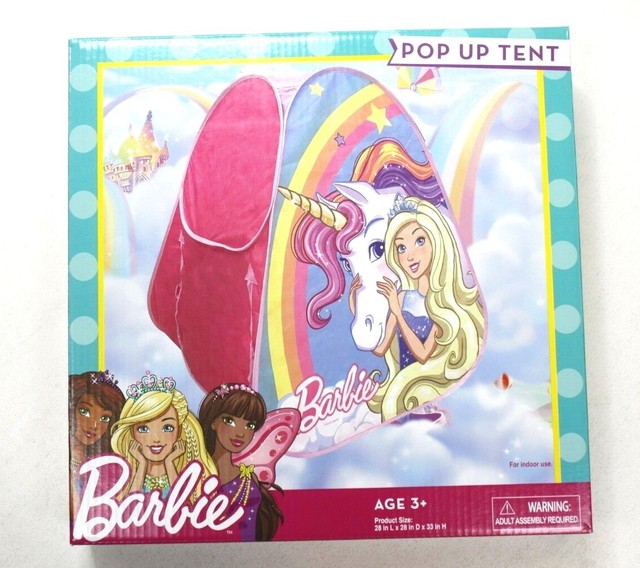 barbie pop up tent