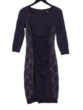 Phase Eight Bodycon Midi Dress UK10 in Purple
