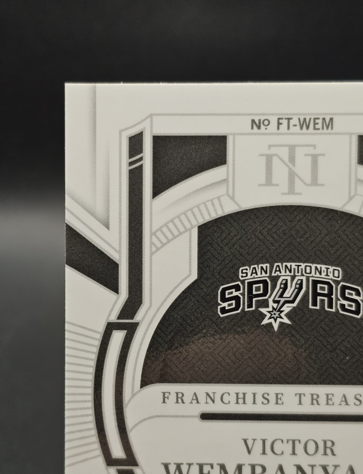 2024-25 National Treasures Victor Wembanyama Game Worn Patch /99 Spurs view 7