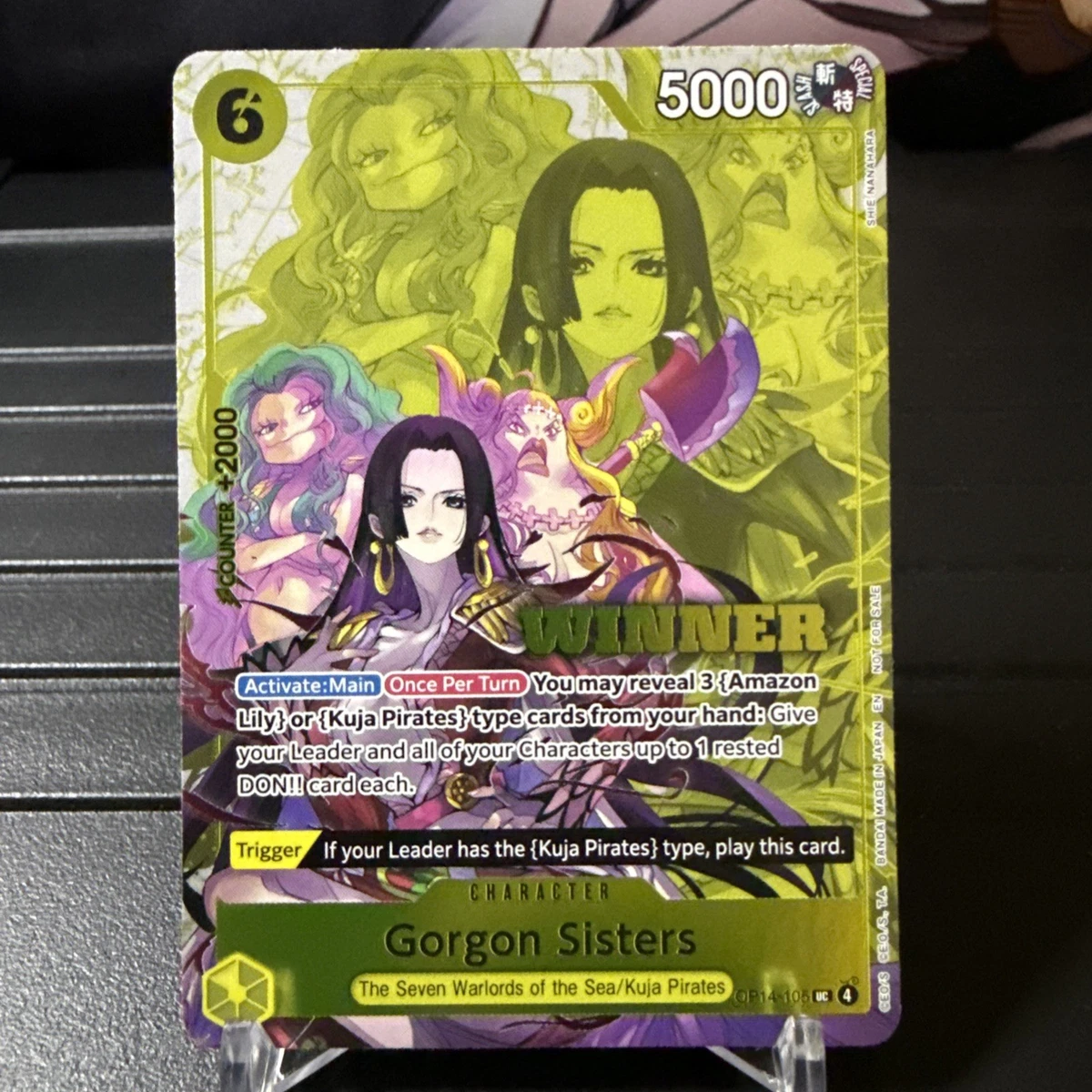 Gorgon Sisters OP14-105 One Piece Promotion Cards for sale | eBay