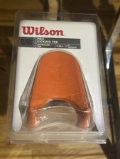 Wilson Orange Rubber Football Pro Kicking Tee 1"  Height Sealed - NEW