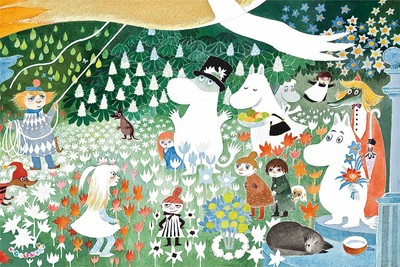 Yanoman 1000 Pieces Jigsaw Puzzle Moomin The Dangerous Journey