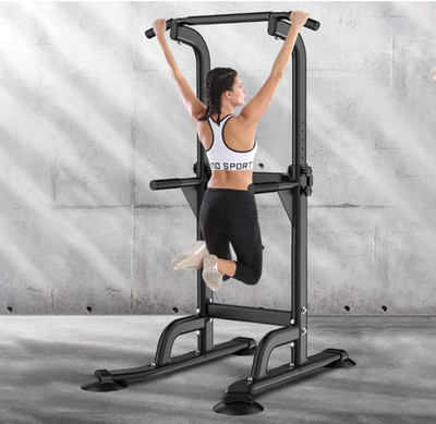 Adjustable Power Tower Dip Station Pull Up Bar for Home Gym Workout