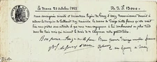 1888-1905 Recognition Of Debts: From GOUY D'ARCY, From TALHOUËT ROY, CHAPMAN
