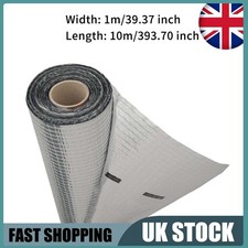 10M Waterproof Vapour Barrier Thermal Insulation Aluminium Foil Roof Wall UK