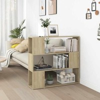 BüCherregal Raumteiler Sonoma-Eiche 100X24X94 Cm