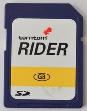 TomTom Rider - SD Memory Card - GB - Sat-Nav Card - Free P&P