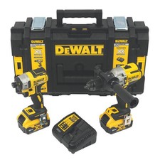 DeWalt Combi Drill And Impact Driver Kit Cordless DCK276P2-GB Li-Ion 2x5Ah 18V