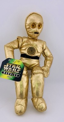 Star Wars Buddies C-3PO Droid (1997) Vintage Kenner Toy Plush 11'' inch NEW