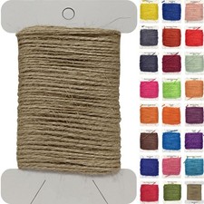 Jute Twine 10yards Long Twine String for Crafts Gift Wrapping Packing Gardeni...