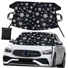 Windshield Cover Winter Car Accessories for Ice and Snow 2025 Design Snowflake