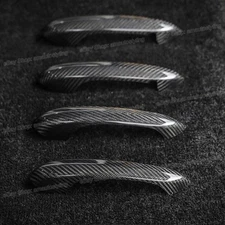 Dry Carbon Fiber Door Handle Cover Trims Set For BMW X3 M G01/F97, X4 M G02/F98