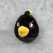 Angry Birds Black Bomb Bird Stuffed Plush Large 14" Commonwealth Collectible