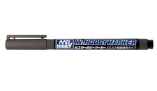 GSI Creos Mr. Hobby Marker - Oil-based Inking Ultra Fine Tip Type (Gray)
