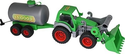 Wader - Wader Tractor Met Voorlader En Tanker TOY NEW