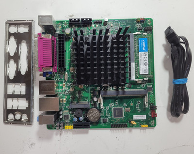 Mitac PD14RI Motherboard w/Pentium N3700@1.60GHz, 2GB RAM, IO Shield  #0347