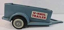 Vintage Japanese Pressed Steel U-Haul Trailer Blue Vacationland Set Exclusive 