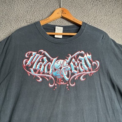 Vintage Y2K Cyber Skater Grunge Goth Emo Punk T-Shirt Mens XL MMA Tattoo