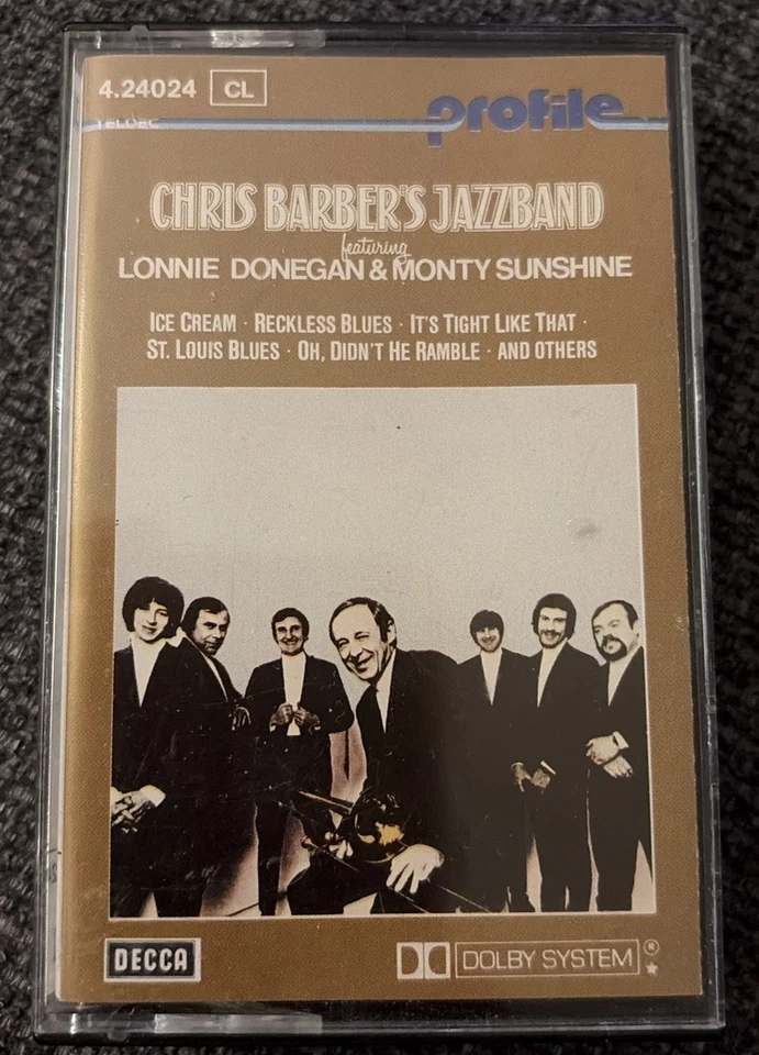 CHRIS BARBER’S JAZZ BAND MC Cassette DECCA 1979 gebraucht