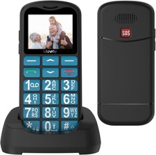 uleway 2G Big Button Mobile Phone for Elderly, Unlocked Dual Sim Free Senior Mob