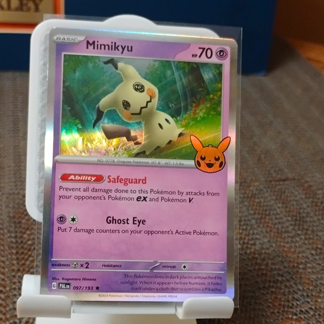 Pokemon TCG Mimikyu 020/050 SM2L Alolan Moonlight Holo Rare Japanese 70HP