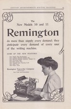 Anticipate every demand of every user Remington Typewriter ad 1909 thumbnail