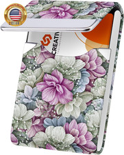 Business Card Holder, Slim RFID Blocking Credit Card Case, PU Leather Metal Name