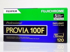 5er Pack Fujifilm Provia 100F Professional 120 Mittelformat Diafilm, 16326092