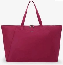 NEW Tumi Voyageur Just In Case Fuchsia Packable Tote Bag