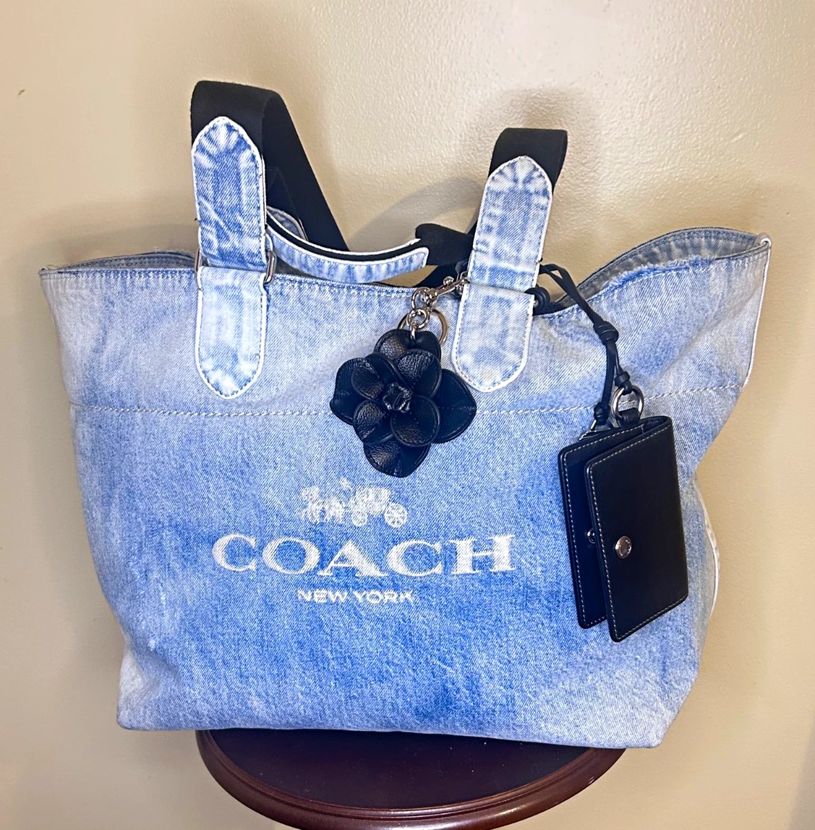 Coach Denim Exterior Tote Bags & Handbags for Women for sale | eBay