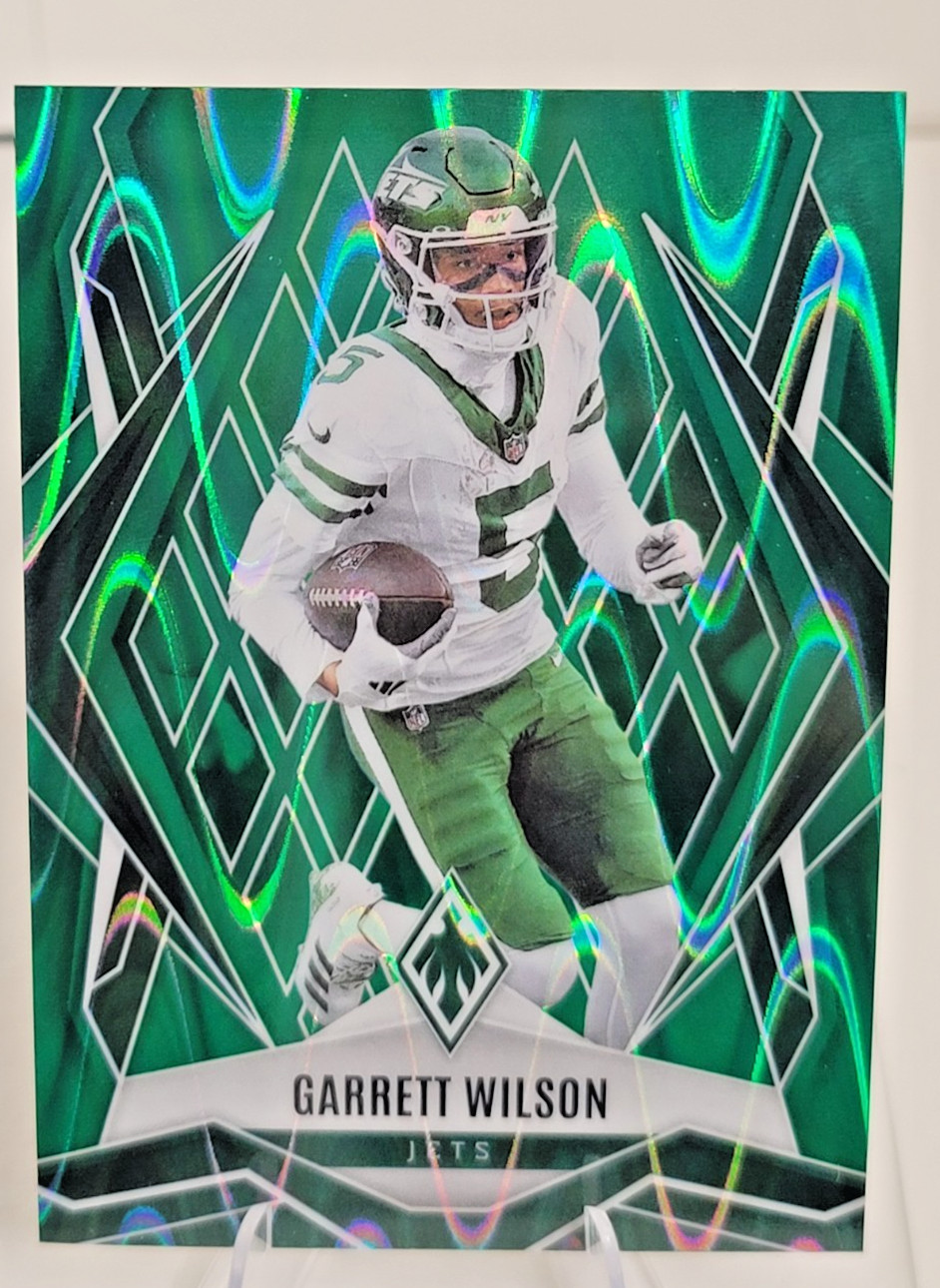 2025 Panini Phoenix - Garrett Wilson #52 Green /25 Color Match