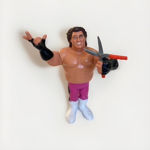 Hasbro WWF 1990 Brutus The Barber Beefcake w/ Weap...