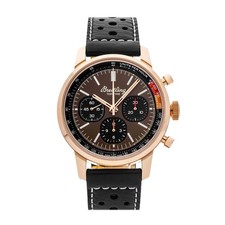 Breitling Top Time B01 Rose Gold Auto Chrono 41mm Strap Watch RB01761A1Q1X1