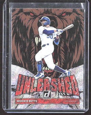 2022 Donruss #UL-4 Mookie Betts Unleashed Vector SN