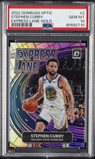 2022 PANINI DONRUSS OPTIC EXPRESS LANE HOLO #2 STEPHEN CURRY PSA 10