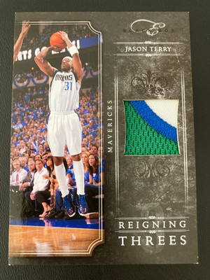 2010-11 Elite Black Box Reigning Threes Prime Patch Jason Terry ed/49 (lesen)