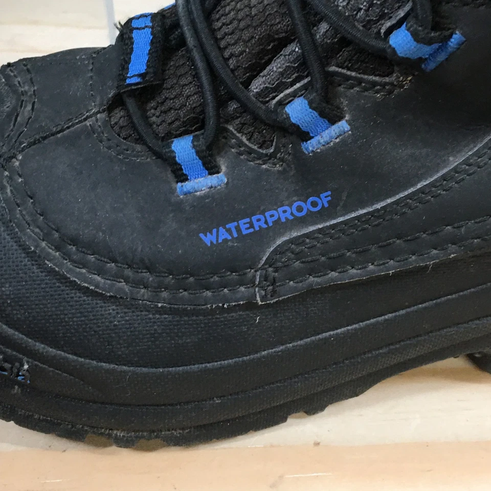 Columbia Boots Youth 6 Bugaboot Waterproof Snow Black Lace Up Comfort Round Toe - Image 4 of 4