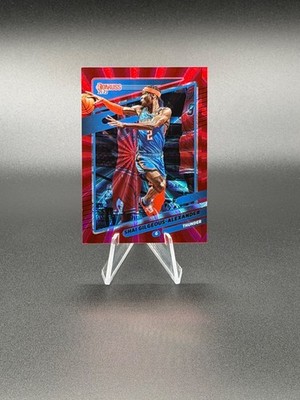 SHAI GILGEOUS-ALEXANDER 2021-22 Panini Donruss #23 Red Holo Laser Prizm 78/99