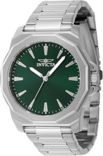 Invicta Reloj De Acero Inoxidable Bañado en Oro Para Hombre