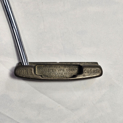 PING Vintage Karsten MFG CORP Cushin Golf Putter Sound Slot RH 34.5'' Made in USA