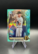 2022 Bowman Chrome Draft Thomas Harrington Aqua Lava Refractor /199 BDC-37