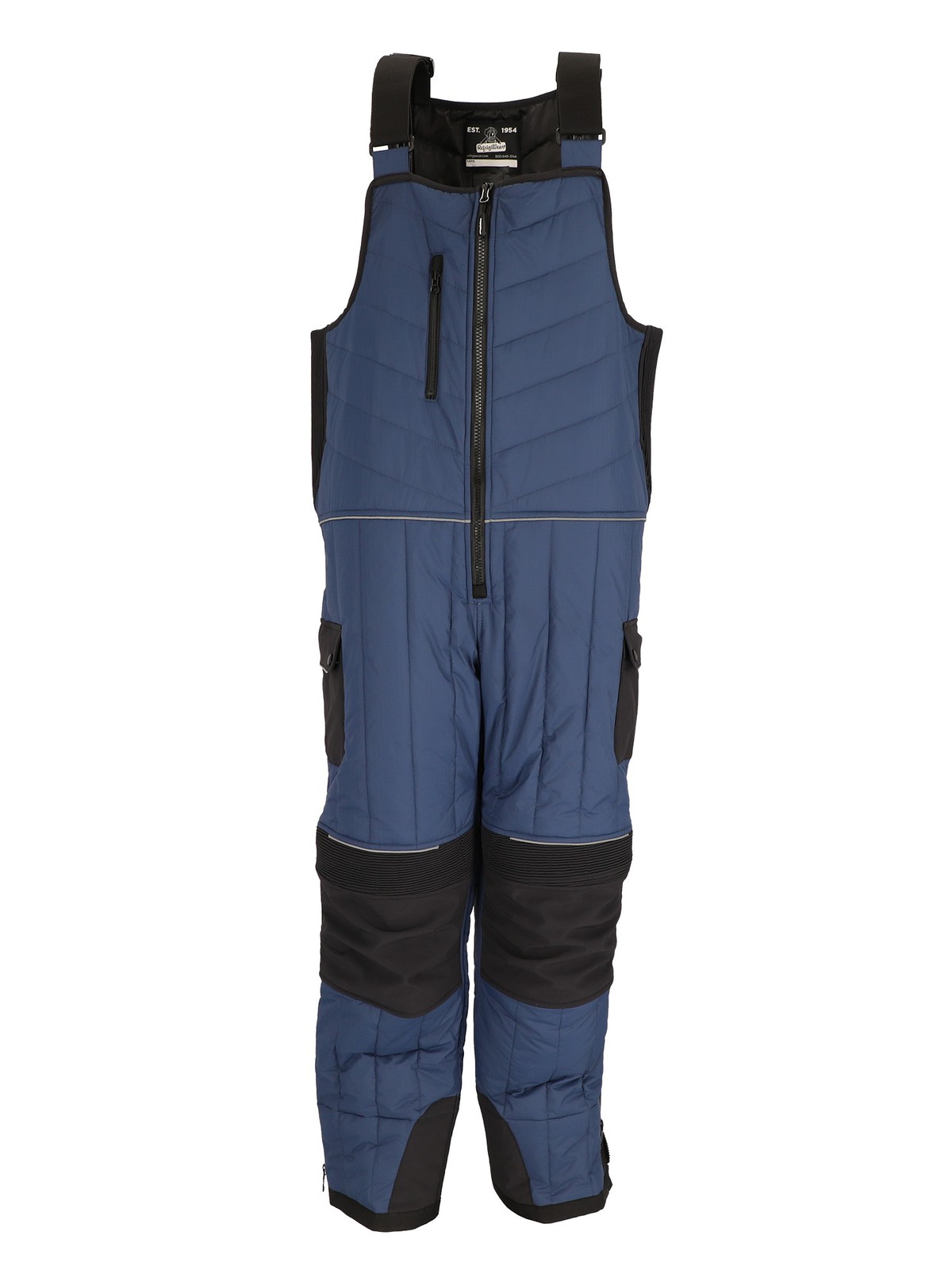 RefrigiWear Frostline Insulated Bib Overalls - Lightweight, Water-Resistant,