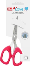 Prym Love Sewing Scissors 5.25"-Red/Gray