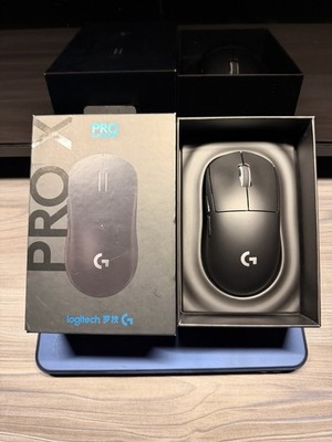 Logitech PRO X SUPERLIGHT Wireless Gaming Mouse - Black With Glass Skates