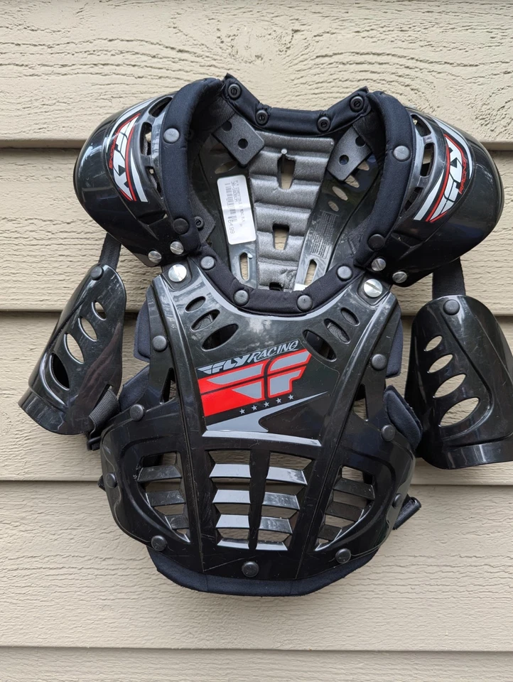 fly Racing convertible 2 mini racing roost guard deflector black  (#3#) - Image 4 of 4