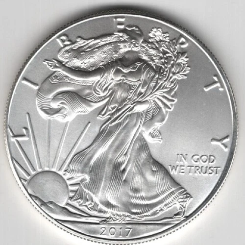 2017 WALKING LIBERTY AMERICAN EAGLE .999 FINE SILVER DOLLAR COIN 1oz. $1 USA