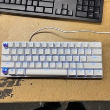 Razer Huntsman Mini Mercury White RGB 60 Red Linear Optical Gaming Keyboard