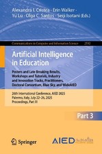 Listing image for Artificial Intelligence in Education. Posters and Late Breaking Results, Worksho