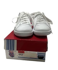 K Swiss Altadena Low Womens 8.5 White Silver Sneakers New In Box