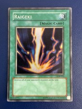 Raigeki (original) LOB-053 The Legend of Blue Eyes White Dragon Unl -Mp- #2 J8
